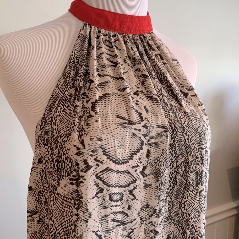 Free People Snakeskin Top size S